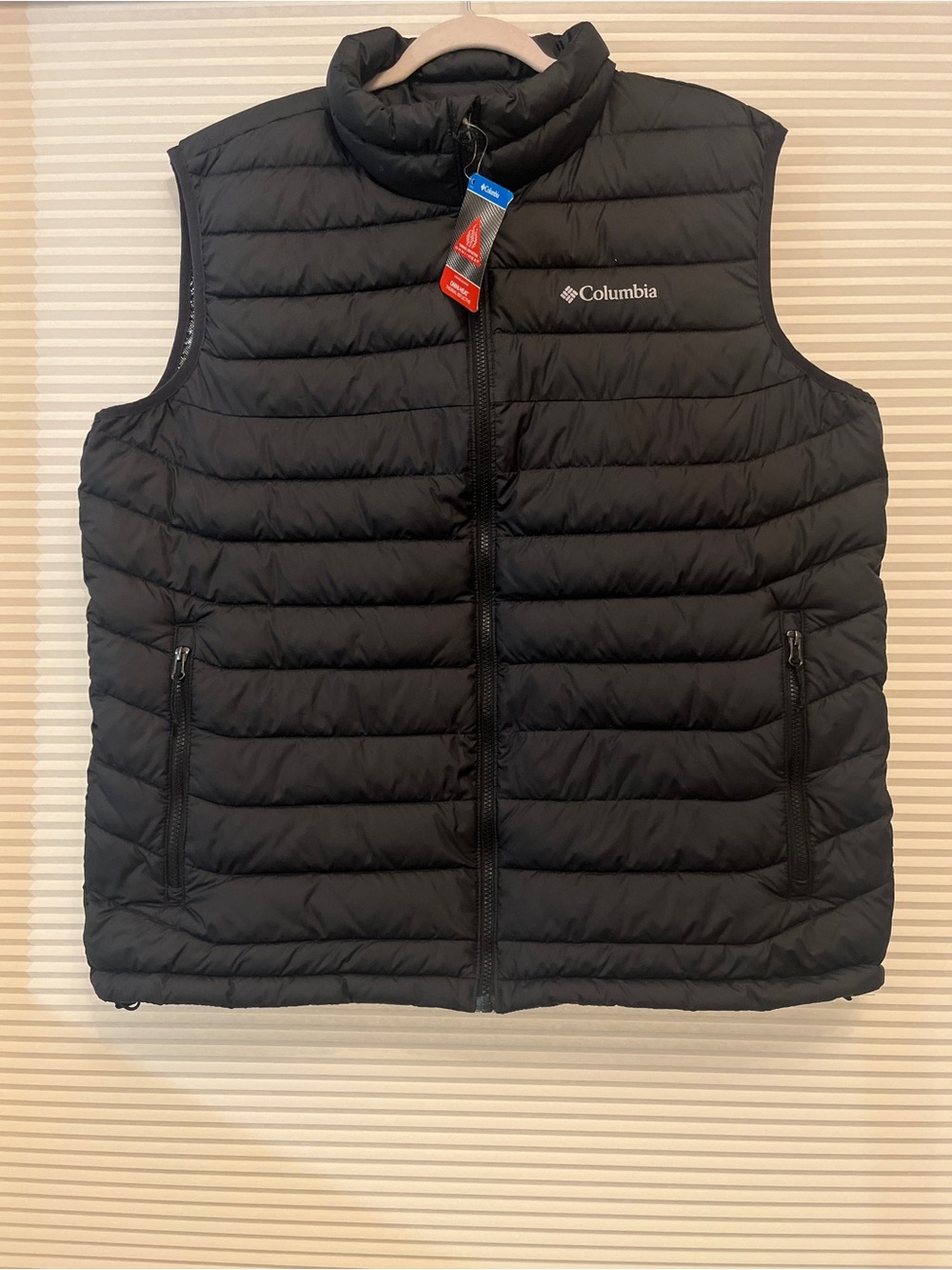 Columbia Men's Black Quilted Down Vest